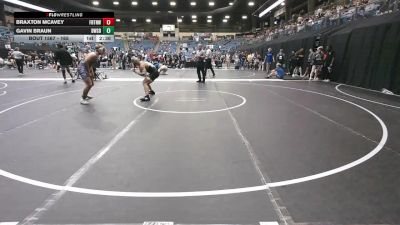165 lbs Quarterfinal - Gavin Braun, Dakota Wesleyan (S.D.) vs Braxton Mcavey, Fort Hays Tech Northwest