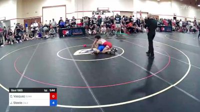 57 kg Cons 32 #2 - Cesar Vasquez, Sunnyside Wrestling Academy vs Jeramiah Steele, Colorado