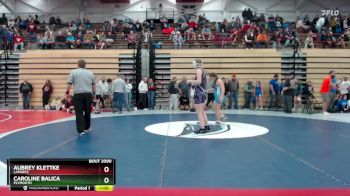 140 lbs Quarterfinal - Caroline Balica, Plymouth vs Aubrey Klettke, LaPorte