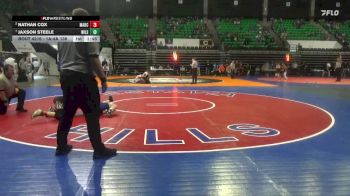 1A-4A 138 Quarterfinal - Jaxson Steele, Wilson vs Nathan Cox, Madison County
