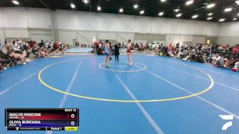 180 lbs Round 3 (8 Team) - AvaLyn Mosconi, Indiana vs Olivia Burciaga, Idaho