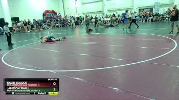 120 lbs Round 4 (16 Team) - Gavin Bolock, S.E.O. Wrestling Club- Team Red vs Jameson Small, Nebraska Green Machine (Dev B)