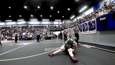 115/170 lbs Rr Rnd 1 - Charlie Kay Kennedy (115), Standfast vs Lily Whitehead, Woodward Youth Wrestling