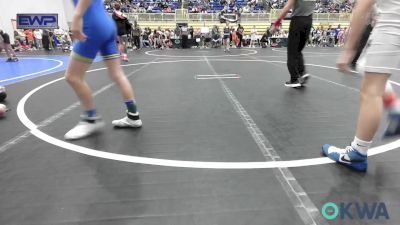 84 lbs Semifinal - Kaden Hall, Team Guthrie Wrestling vs Calin Kinder, Piedmont