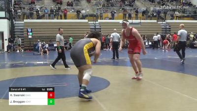 285 lbs Consi Of 8 #1 - Hogan Swenski, Ohio State vs Josh Broggan, Kent State