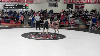 120 lbs Consolation - Darien Haselton, Champlain Valley vs Duncan Klinck, Harwood