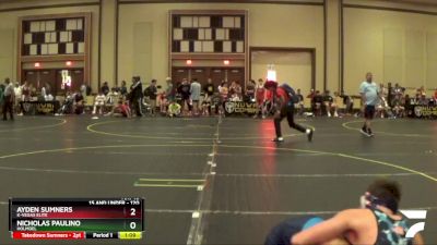 120 lbs Cons. Round 4 - Ayden Sumners, K-Vegas Elite vs Nicholas Paulino, Holmdel