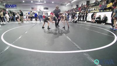 52 lbs Rr Rnd 2 - Deryk Justice, Tahlequah Wrestling Club vs Christopher Sund, Black Fox Wrestling Club