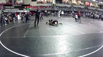90 lbs Quarterfinal - Taylor Hunt, Nebraska Boyz vs Gunner Thompson, Nebraska Elite Wrestling Club