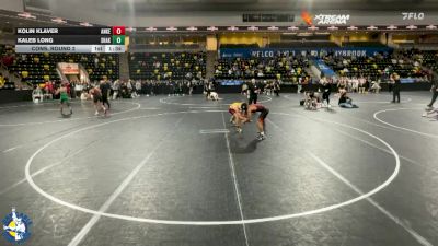 126 lbs Cons. Round 2 - Kolin Klaver, Ankeny vs Kaleb Long, Shakopee