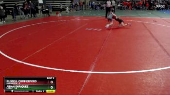 70 lbs Semis (4 Team) - Aidan Enriquez, Sartell vs Russell Commerford, Farmington