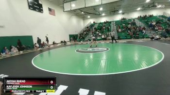 110 lbs 5th Place Match - Akiyah Rhead, Thunder Ridge vs Kayleigh Johnson, Green River