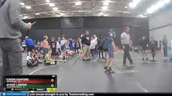 65 lbs Ryder Larkins, Team Bear White vs Cason Sanford, Roundtree