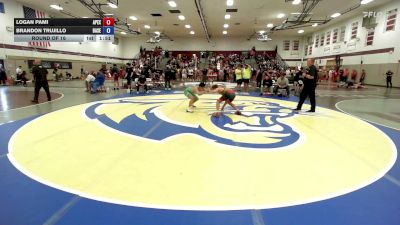 126 lbs Round Of 16 - Logan Pami, Apex vs Brandon Trujillo, Basement Rats