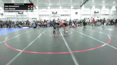 V-190 lbs Round Robin 3 - Karl Richardson, KY vs Joey Weaver, WV