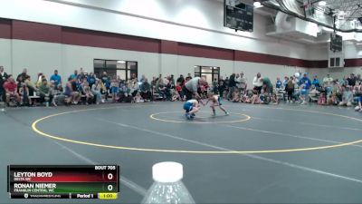 55-59 lbs Round 1 - Ronan Niemer, Franklin Central WC vs Leyton Boyd, Delta WC