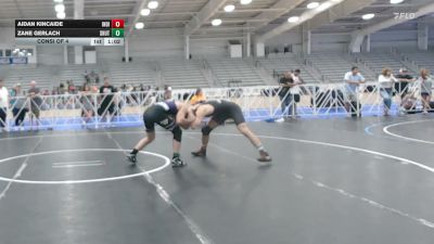 170 lbs Consi Of 4 - Aidan Kincaide, Indiana Outlaws Black - HSB vs Zane Gerlach, Team Shutt Weaver - HSB