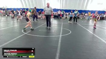 72 lbs Round 3 (8 Team) - Bruce Fowler, CP Elite vs Payton Pizzuli, Rogue Wrestling