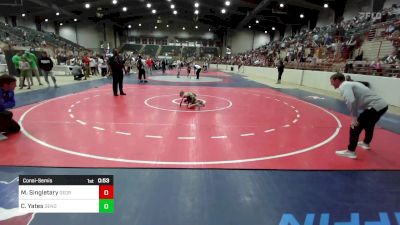 46 lbs Consolation - Mark Singletary, Georgia vs Carter Yates, Dendy Trained Wrestling