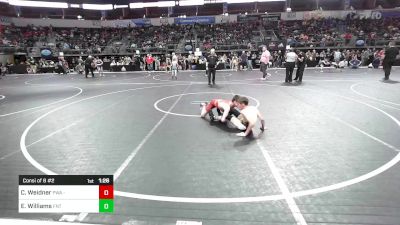 85 lbs Consi Of 8 #2 - Carl Weidner, Purler Wrestling Academy vs Ethan Williams, Florida National Team