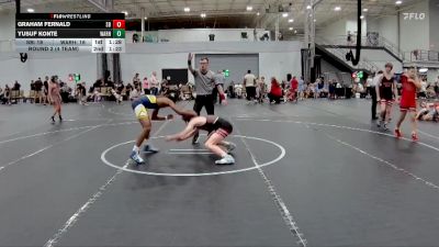 100 lbs Round 2 (4 Team) - Graham Fernald, Smitty`s Barn vs Yusuf Konte, Warhawks