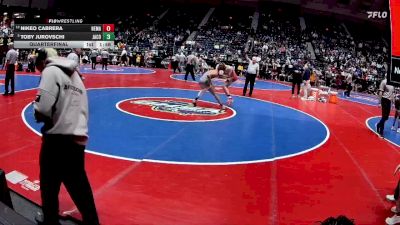 138-5A Quarterfinal - TOBY JUROVSCHI, Jackson County vs Nikeo Cabrera, New Manchester