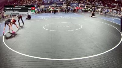 G 132 lbs Semifinal - Taylor Tellifero, Central - B.R. Girls vs Audrina Wade, Benton Girls