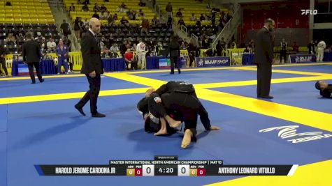 Anthony Leonard Vitullo vs Harold Jerome Cardona Jr 2026 Master International IBJJF Jiu-Jitsu North American Championship