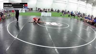 100 lbs Elissa Cruz, Oklahoma vs Isabella Thiel, Ohio