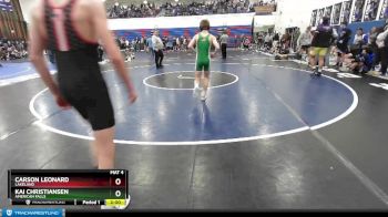 113 lbs Quarterfinal - Carson Leonard, Lakeland vs Kai Christiansen, American Falls