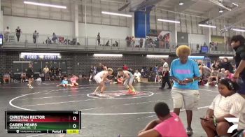 145 lbs Quarters & 1st Wb (16 Team) - Caiden Mears, Ground Zero WC vs Christian Rector, Assassins Pink