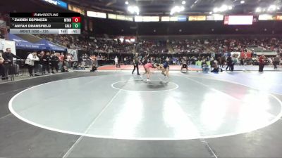120 lbs Cons. Round 7 - Anyah Dransfield, Caldwell vs Zaiden Espinoza, Mountain Home