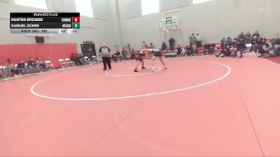 190 lbs Cons. Round 5 - Samuel Ecker, Arlington vs Hunter Brower, Kennewick