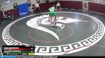 157 lbs Prelim - Francisco Barcelo, Holtville vs John Greenburg, Desert Oasis