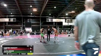 170 lbs Quarterfinal - Nate Hogan, Mat Monsters vs Carter Fawcett, NVRTC