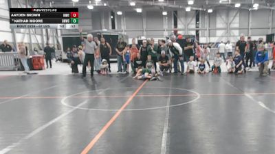 67 lbs Cons. Sub-quarters - Aayden Brown, Inland Northwest Wrestling Training Center vs Nathan Moore, St. Maries Wrestling Club