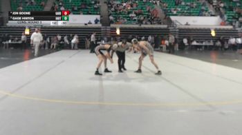 6A 106 lbs Cons. Round 3 - Jon Boone, Gardendale Hs vs Gage Hinton, Hartselle