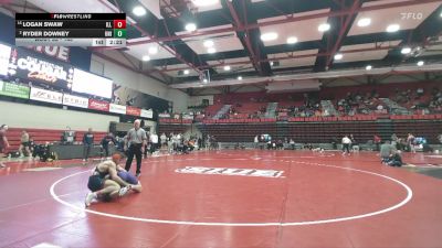 165 lbs Champ. Round 1 - Logan Swaw, Illinois vs Ryder Downey, Northern Iowa