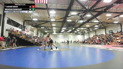 174 lbs Champ. Round 1 - Carter Mock, Heidelberg vs Brandon Burkhart, Baldwin Wallace