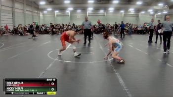 144 lbs Round 3 (8 Team) - Cole Genua, Rebellion vs Nicky Melfi, Central York Wrestling Club