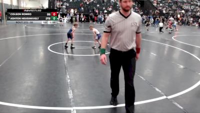 55 lbs 2nd Place Match - Colson Romeo, Unattached vs Ashton Heusinkvelt, St. Paul Youth Wrestling