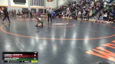 120 lbs Cons. Round 2 - London Jaennette, South Tama vs Natalie Leitzen, Dubuque Hempstead