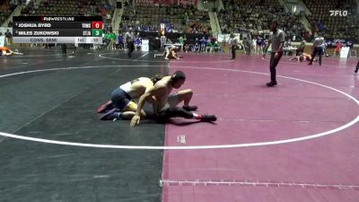 1A-4A 150 Cons. Semi - Miles Zukowski, St James vs Joshua Byrd, T. R. Miller