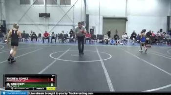 80 lbs Round 4 (8 Team) - Eli Oberheim, Mat Attack vs Andrew Gomez, PA Alliance Blue