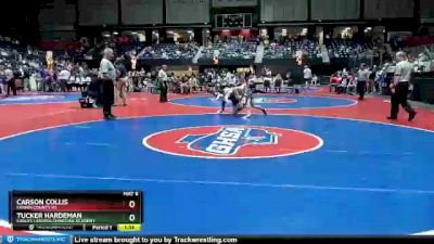 2A-144 lbs Semifinal - Tucker Hardeman, Eagles Landing Christian Academy vs Carson Collis, Fannin County HS