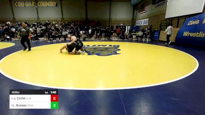 193 lbs Round Of 16 - Jackson Cinfel, Clovis North vs Levi Bussey, Granite Bay