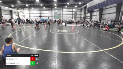 76 lbs Rr Rnd 7 - Kruz Moss, Team Gotcha vs Jackson Ferrone, Triumph Black