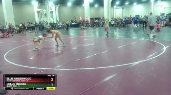 110 lbs Round 3 (8 Team) - Chloe Hedges, Queen Bees vs Ellie Underwood, SEAAU National Team