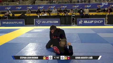 Sergio Augusto V. Goñi vs Stephan Lebon Brigman 2026 Pan Jiu Jitsu IBJJF Championship