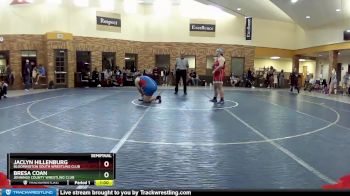 225 lbs Semifinal - Jaclyn Hillenburg, Bloomington South Wrestling Club vs Bresa Coan, Jennings County Wrestling Club